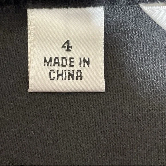 TALBOTS Stretch Velveteen straight pants in Classic Black Size 4–FALL STAPLE!!! - Picture 10 of 11